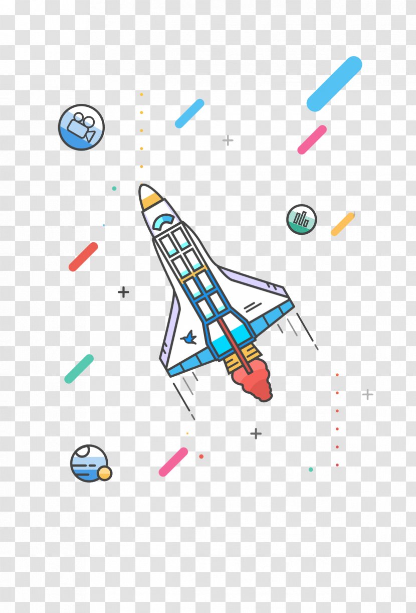 IOS Rocket Spacecraft Icon - Air Travel - Space Shuttle Transparent PNG