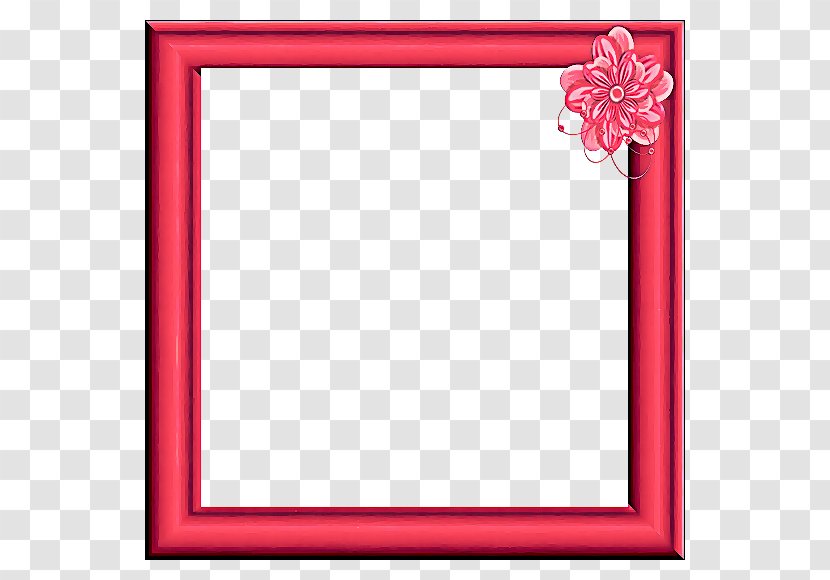 Gold Picture Frames - Red - Rectangle Pink Transparent PNG