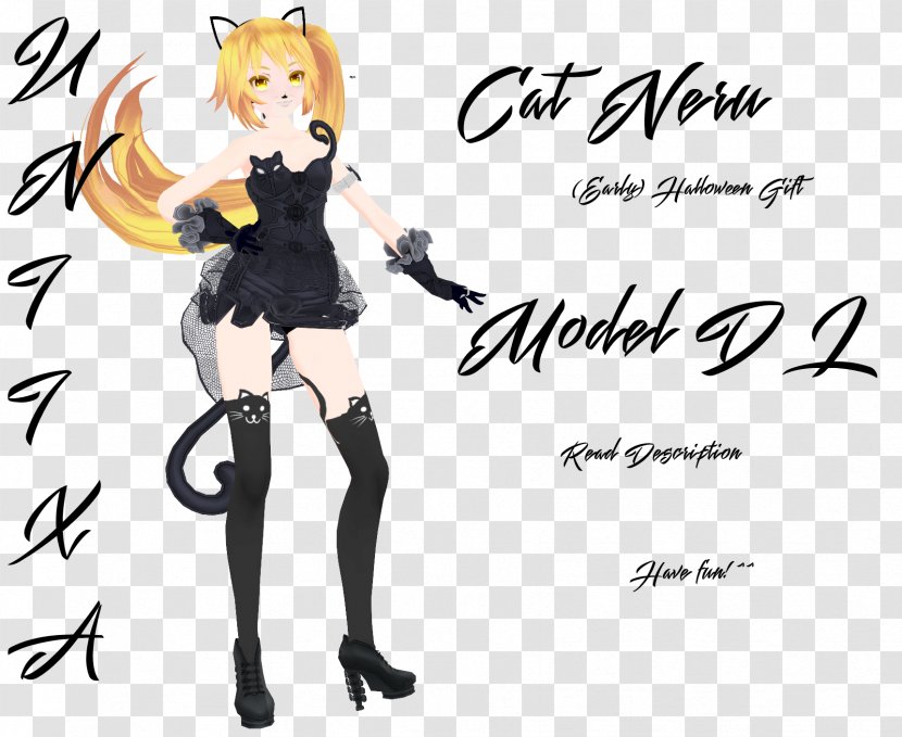 Cat MikuMikuDance DeviantArt Vocaloid - Tree Transparent PNG