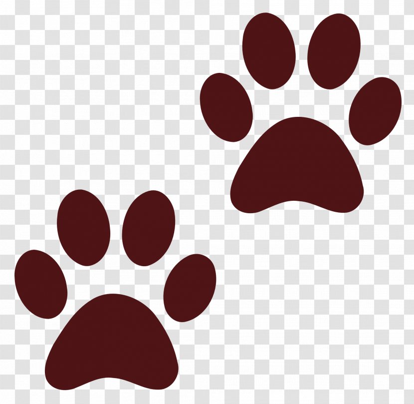 Dog Paw Cat Clip Art - Footprint - Print Transparent PNG