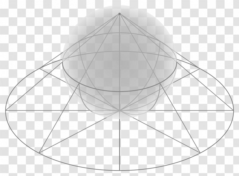 Stereographic Projection Projective Geometry Point - Euclidean Transparent PNG