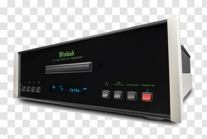McIntosh Laboratory Super Audio CD Compact Disc Preamplifier - Stereo Amplifier - Cdr Transparent PNG