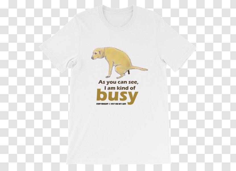 T-shirt Carnivores Sleeve Font Snout - Top - Dog Funny Transparent PNG