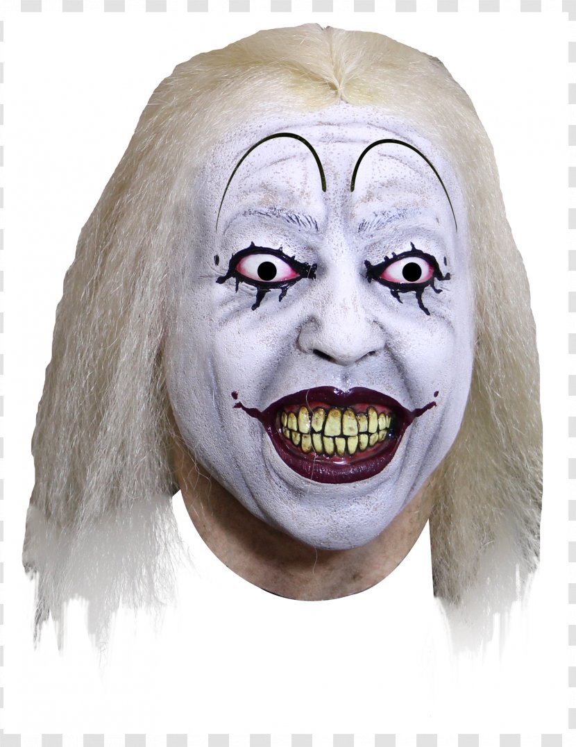 ClownTown Mask Costume Evil Clown - Masque Transparent PNG
