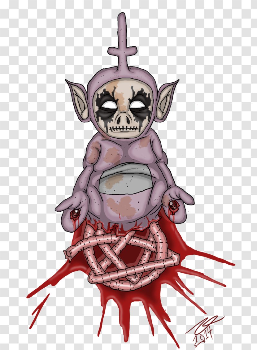 Drawing Painting Horror Cartoon - Teletubbies - Television Transparent PNG