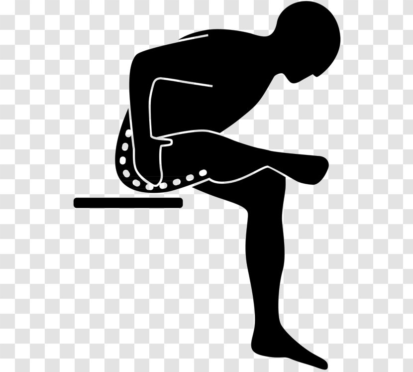 Stretching Exercise Hamstring Human Leg Physical Fitness - Silhouette Transparent PNG