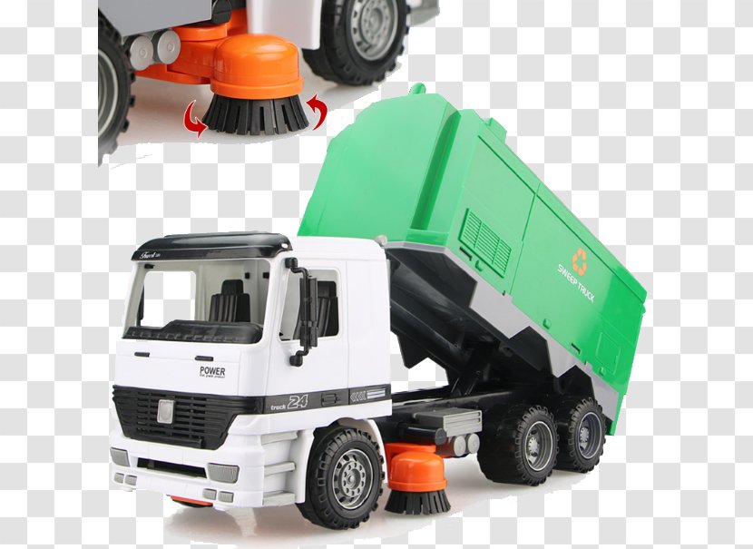 Car Street Sweeper Toy Garbage Truck - Lego City Transparent PNG