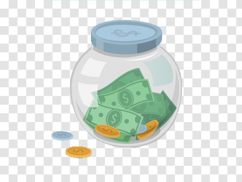 Money Jar Saving Clip Art - Stock Photography - Glass Piggy Bank Transparent PNG