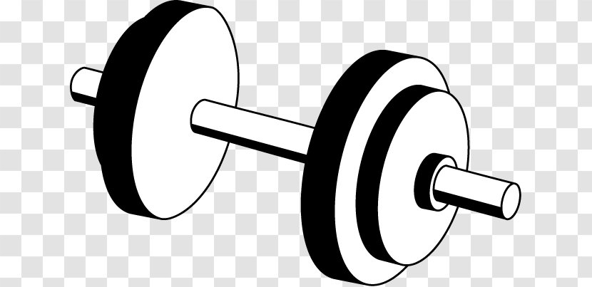 Dumbbell Weight Training Olympic Weightlifting Clip Art - Monochrome Photography - Cliparts Transparent PNG