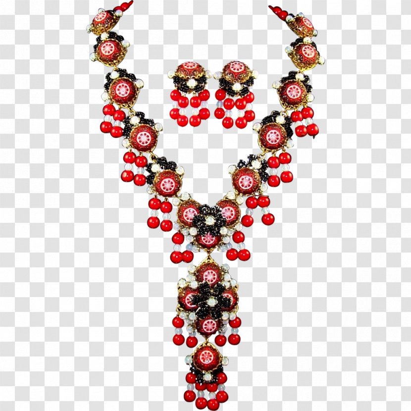Seed Bead Necklace Gemstone Jet - Jewelry Making Transparent PNG