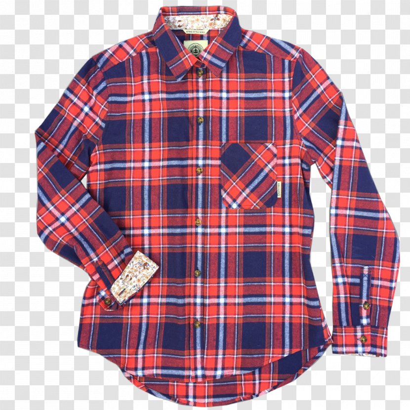 Flannel Tartan Yarn Cotton Shirt - Dyeing Transparent PNG