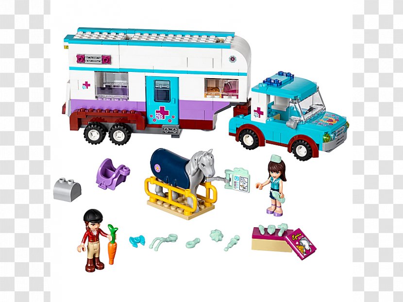 lego friends riding