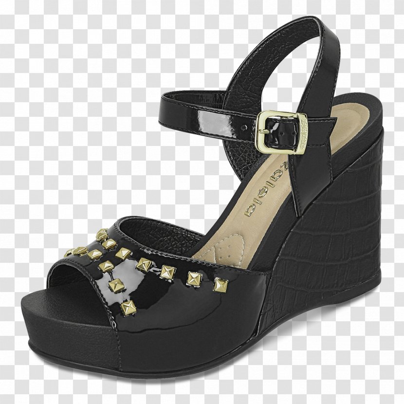 Slide Shoe Sandal Strap Walking - Black M Transparent PNG