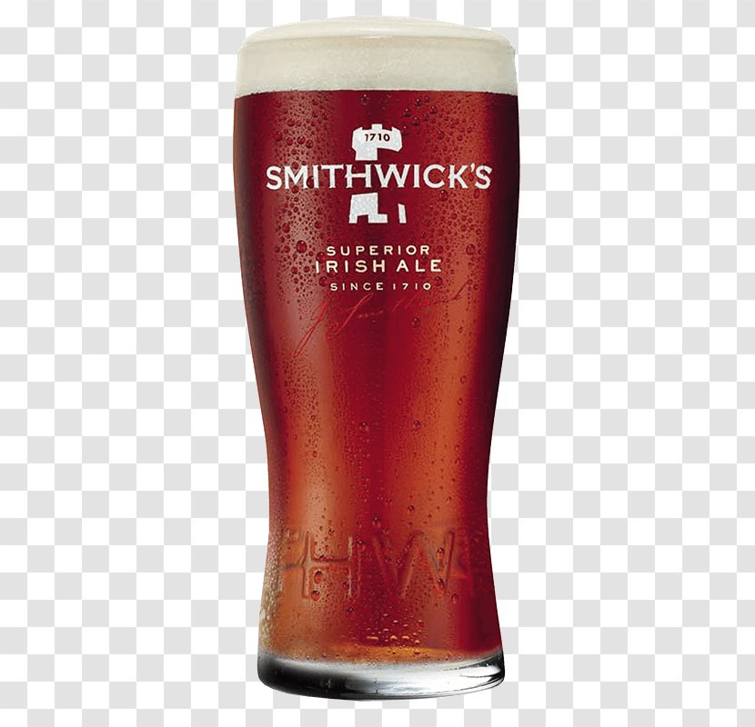 Beer Smithwick's Irish Red Ale Pint Glass - Ounce - Drawing Transparent PNG