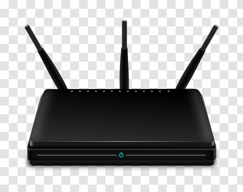 Wireless Router Wi-Fi Internet Access - Computer Network - Point Icon Transparent PNG