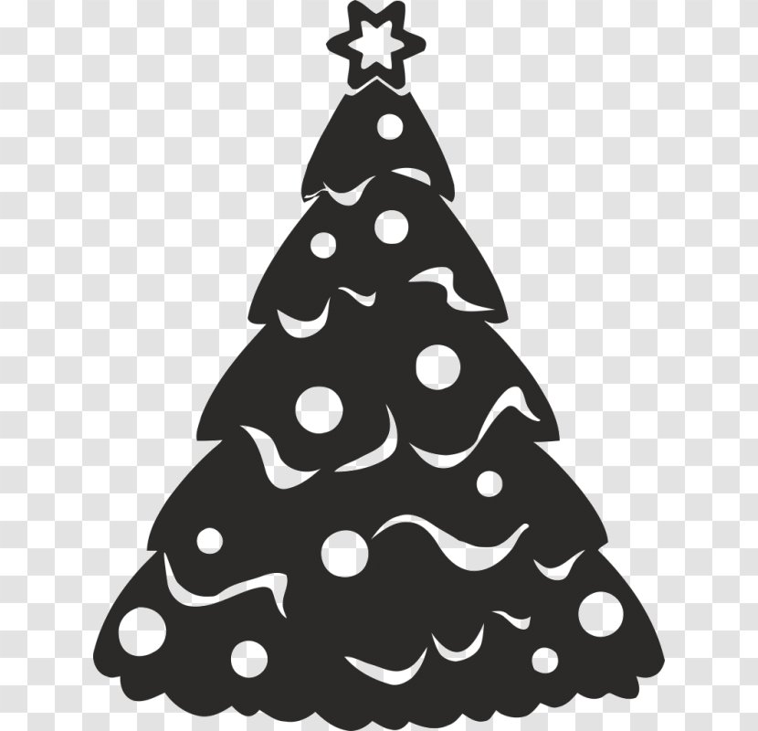 Christmas Tree Sticker Wall Decal - Decor Transparent PNG