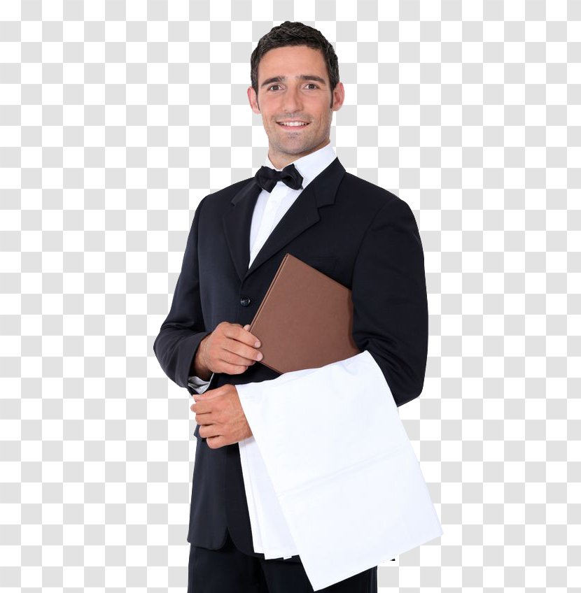Waiter Restaurant Stock Photography Businessperson - Holding Company - MTR Transparent PNG