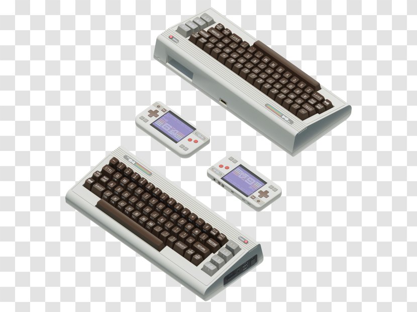 Commodore 64 Handheld Game Console Video Consoles Computer Retrogaming Transparent PNG