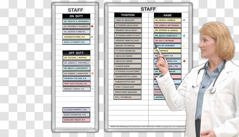 Telephony Service Product - Hospital Boards Transparent PNG