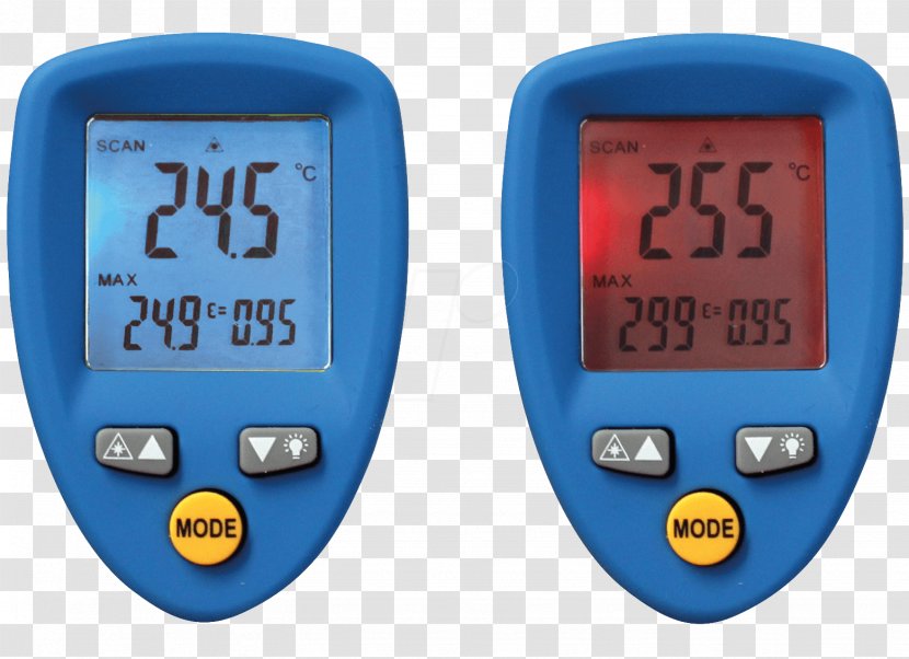 Infrared Thermometers Measurement Temperature - Pedometer - Meettechniek Transparent PNG