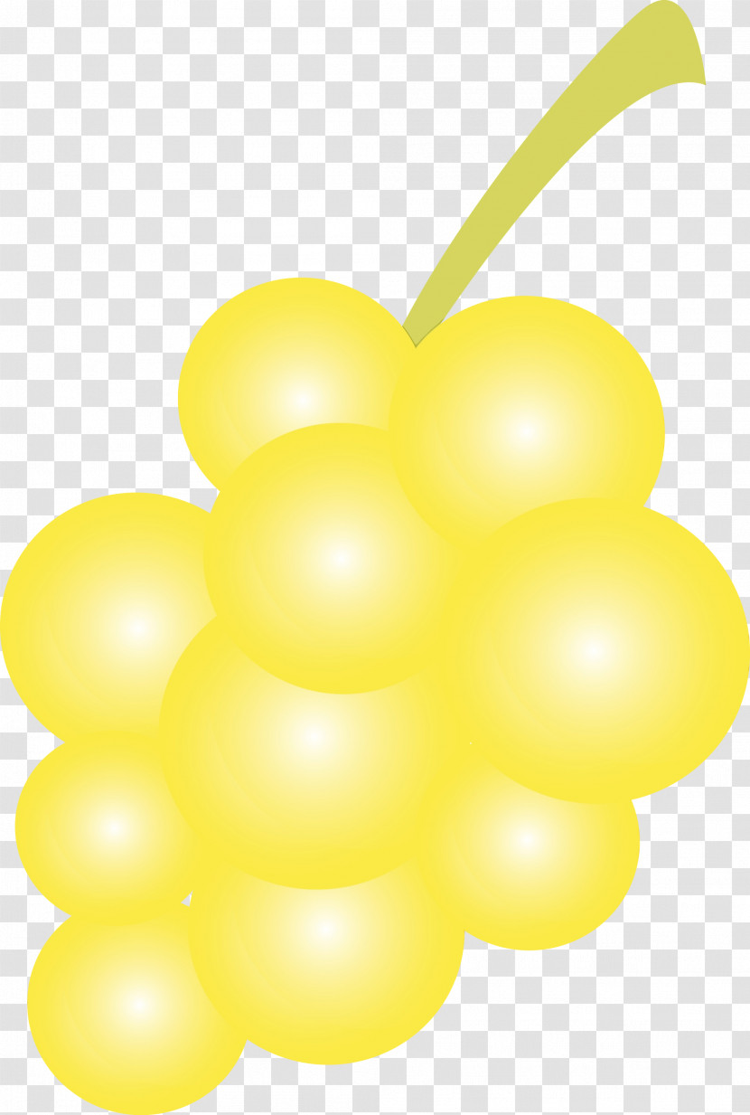 Grape Yellow Balloon Transparent PNG