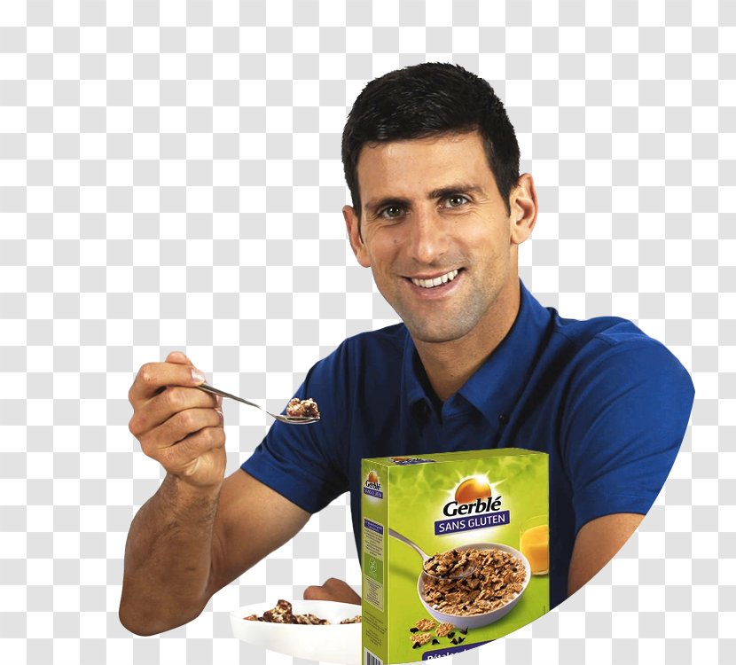 Novak Djokovic Celebrity Marketing Vegetarian Cuisine Gerblé - Influenceur Transparent PNG