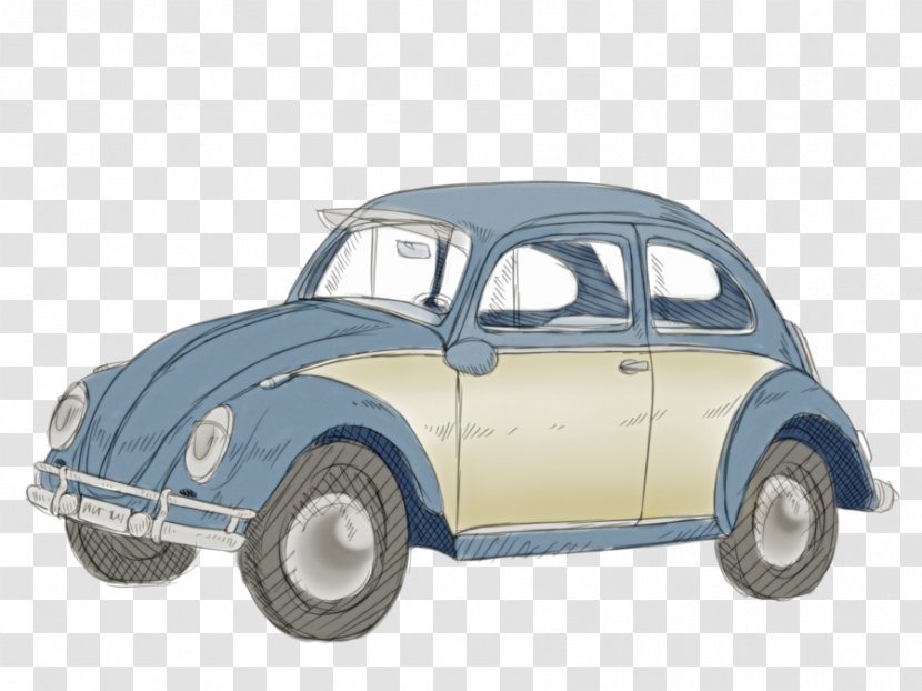 Volkswagen Beetle City Car Model - Brand Transparent PNG