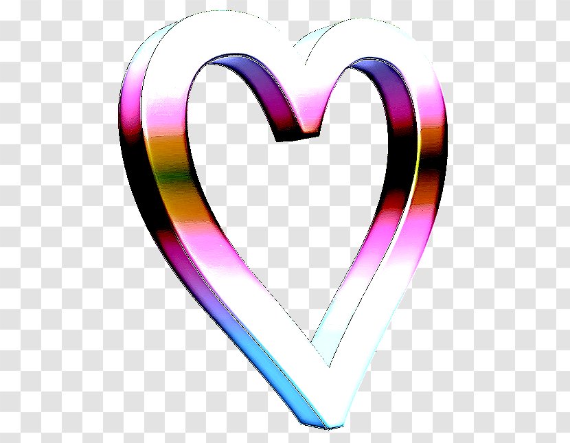Heart Clip Art Pink Love Line - Magenta Symbol Transparent PNG