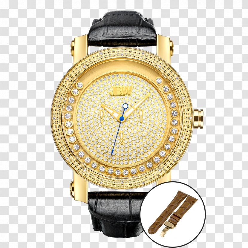 Watch Strap Colored Gold Diamond - Accessory - Vip Transparent PNG