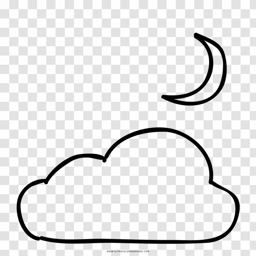 Coloring Book Drawing Cloud Line Art Clip - Neck Transparent PNG