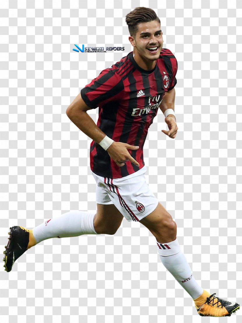 André Silva A.C. Milan Soccer Player Football - Shoe Transparent PNG