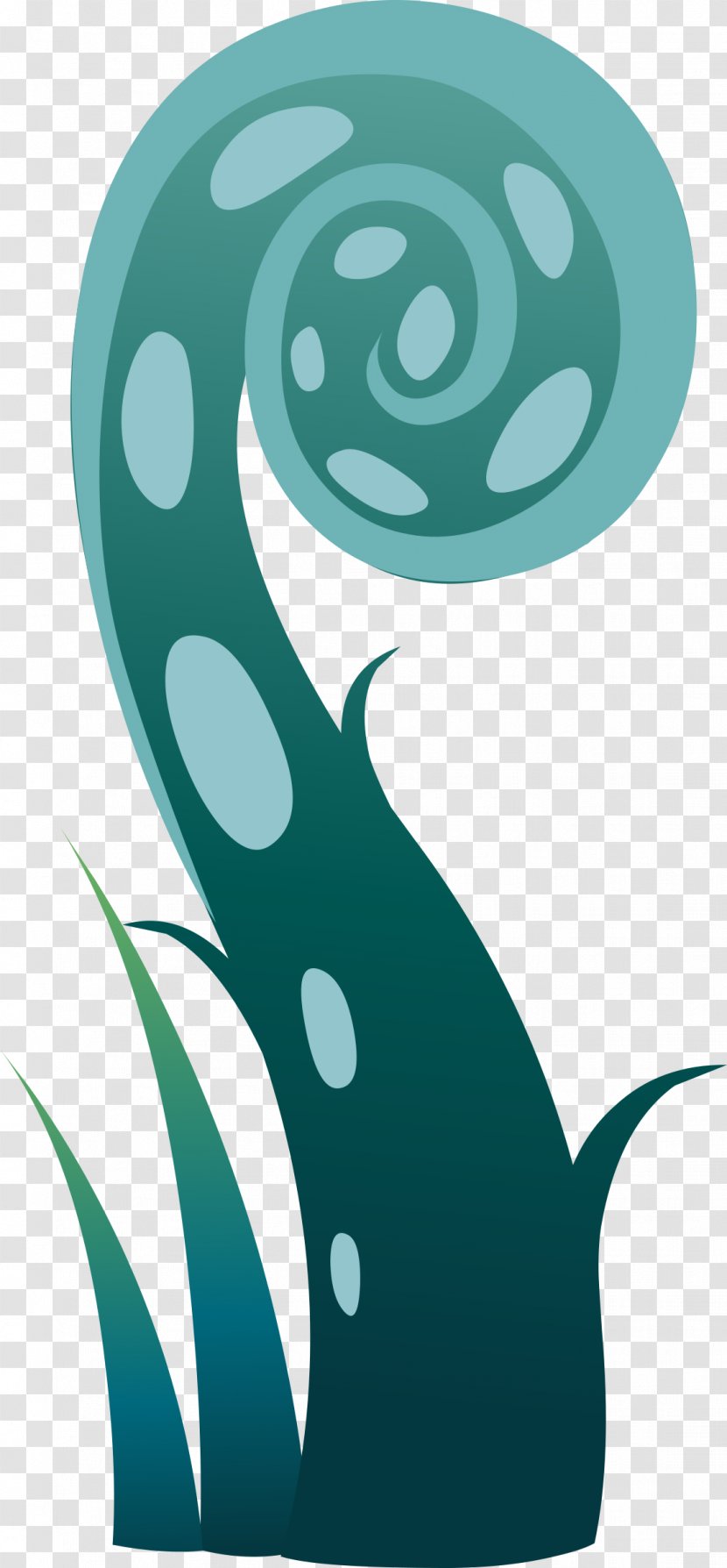 Green Clip Art - Teal - Fern Transparent PNG