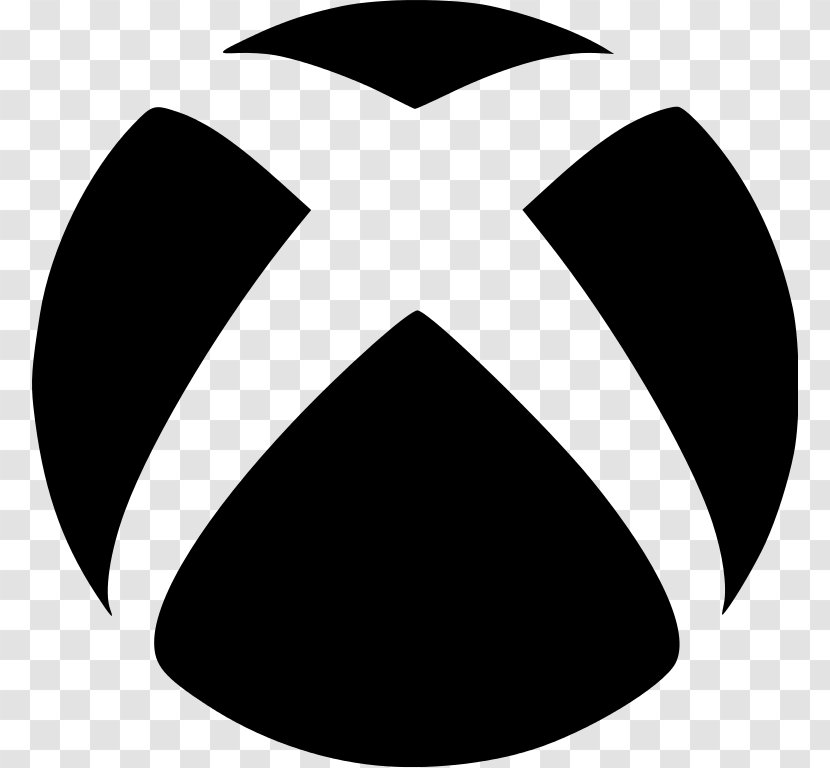 Xbox 360 Logo One - Monochrome Transparent PNG
