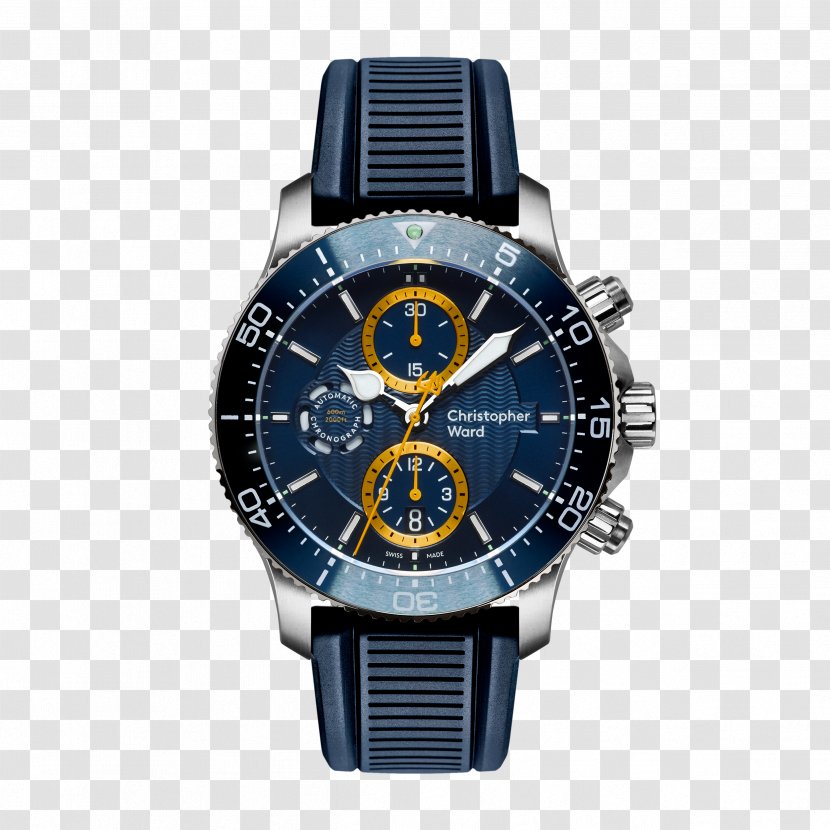 Chronograph Christopher Ward Chronometer Watch Strap Transparent PNG