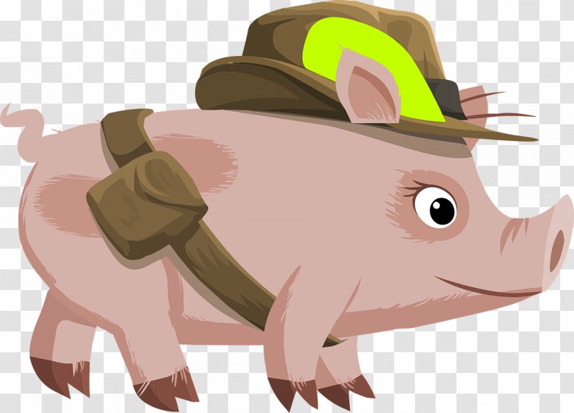 Wild Boar Clip Art - Vertebrate - Pig Transparent PNG