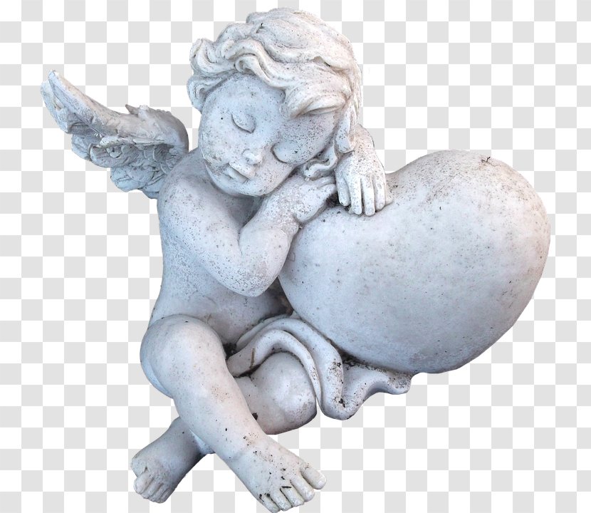 Sculpture Stone Carving Angel Statue Grave - Cemetery Transparent PNG