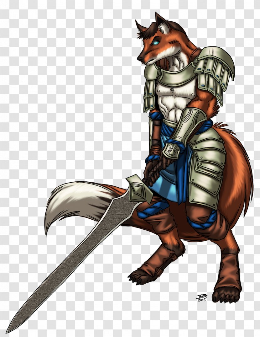 Kitsune DeviantArt Barbarian Pathfinder Roleplaying Game - Fantasy Fox Transparent PNG