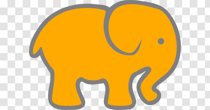Asian Elephant Clip Art - Grey Transparent PNG