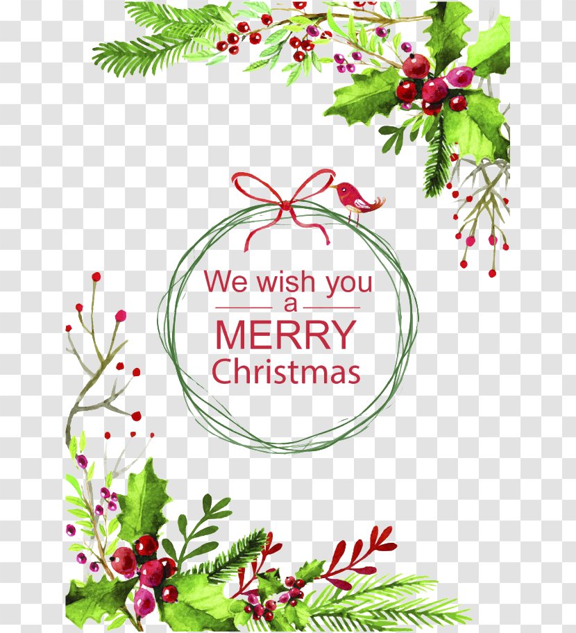 Christmas Cards Vector Material - Holiday - Greeting Note Transparent PNG