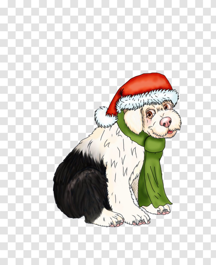 Puppy Santa Claus Dog Christmas Ornament Transparent PNG