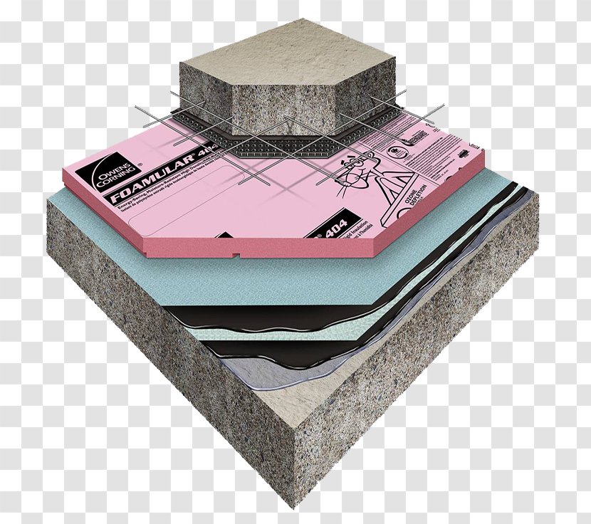 Waterproofing Concrete Slab Deck - Building Insulation - Roof Transparent PNG
