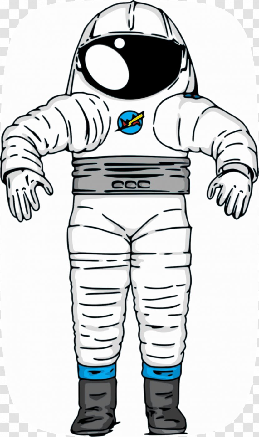 Space Suit Astronaut Outer NASA Clip Art - Drawing Transparent PNG