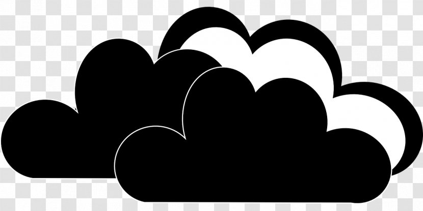 Web Hosting Service Cloud Computing Technical Support Email Technology - Monochrome Photography - Clouds In The Sky Transparent PNG