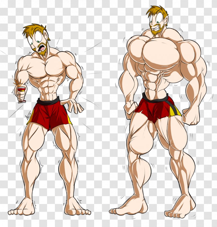 Muscle Hypertrophy Furry Fandom Cartoon - Flower - Muscles Transparent PNG