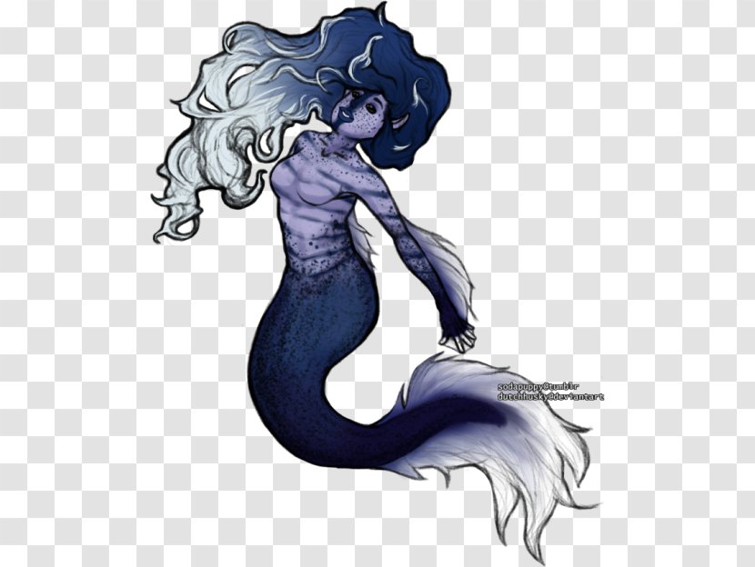 Mermaid Tail Cartoon Legendary Creature - Deep Ocean Transparent PNG