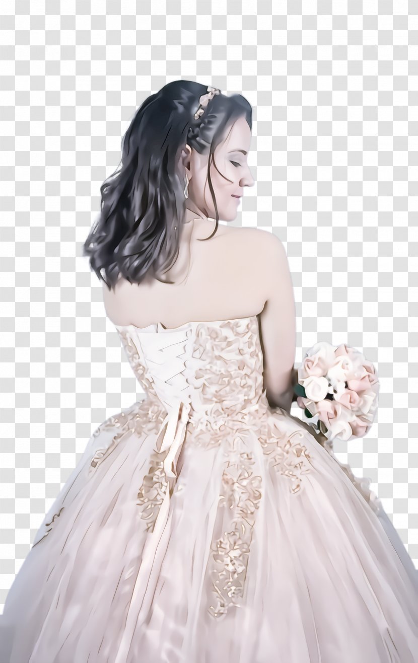 Wedding Dress - Clothing - Strapless Lady Transparent PNG