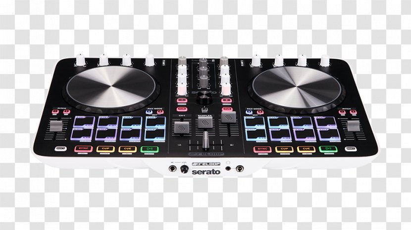 DJ Controller Mixxx Disc Jockey Computer Audio Mixers - Electronics - Musical Instrument Accessory Transparent PNG