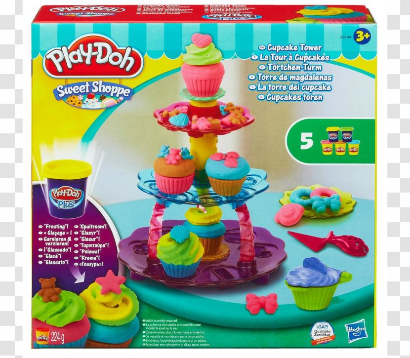 Play-Doh Cupcake Dough Toy Frosting & Icing - Ice Cream Transparent PNG