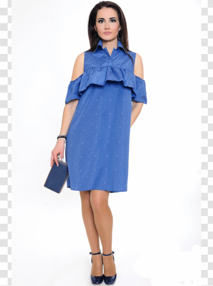 Sheath Dress Blue Clothing Fashion - Shoulder Transparent PNG