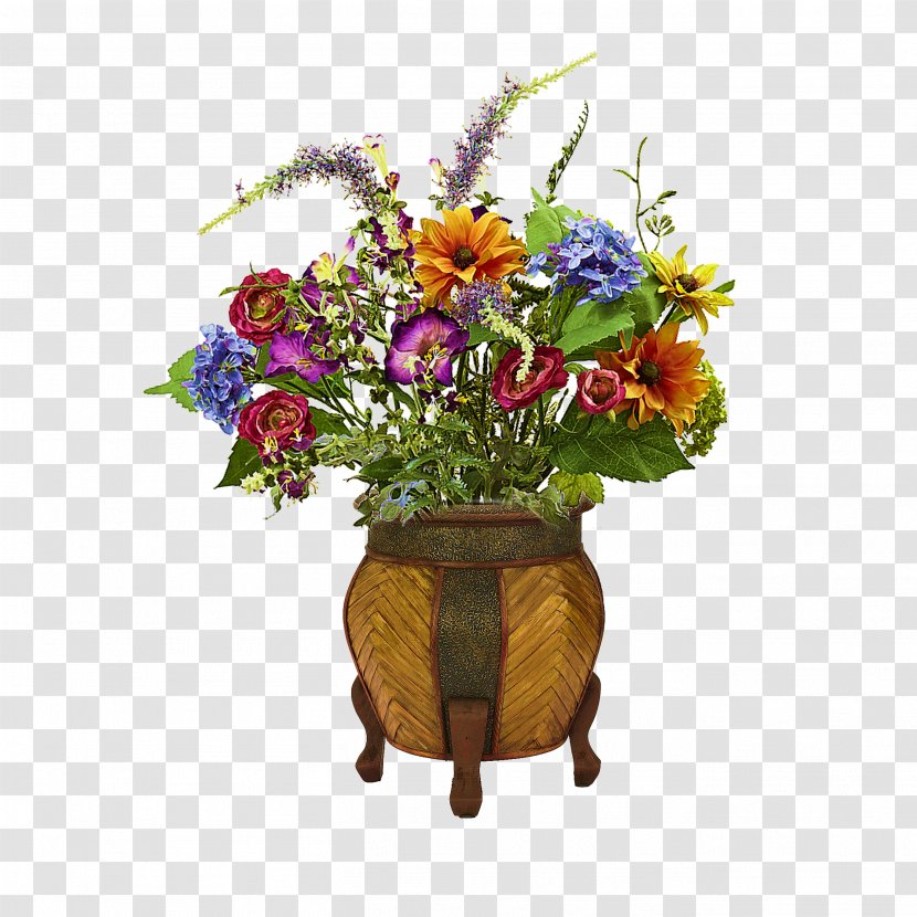 Artificial Flower Floral Design Floristry Plant - Flora - Vase Transparent PNG